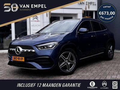 Blauw Occasion 2022 Mercedes GLA250 AMG line SUV | € 36.900 (Eerlijke prijs)