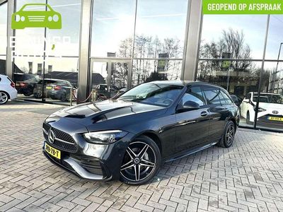 Zwart Occasion 2021 Mercedes C300e Business Stationwagen | € 32.900 (Iets duurder)
