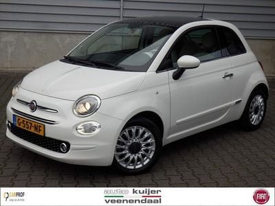Occasion Fiat 500 Lounge 69 PK (50 kW) 2019 Wit Cabriolet