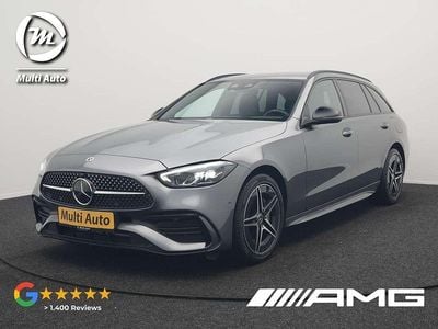 Grijs Gebruikt 2022 Mercedes C300e AMG line Stationwagen | € 35.890 (Eerlijke prijs)