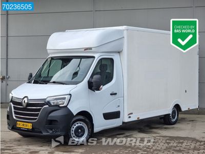 tweedehands Renault Master 145PK Gesloten laadbak Plancher Lage instap Airco Cruise Euro6 Bakwagen Meubelbak Koffer Airco Cruise control