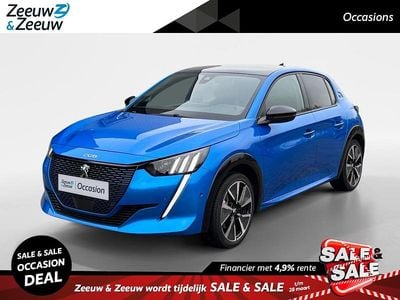 Occasion Peugeot e-208 GT 100 kW (136 PK) 2022 Vertigo blue (donker blauw) Hatchback