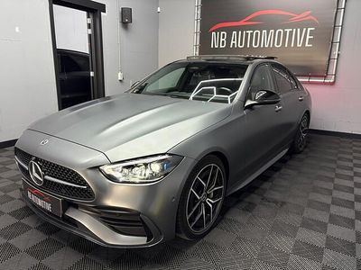 Grijs Occasion 2022 Mercedes C200 AMG line Sedan | € 37.950 (Eerlijke prijs)