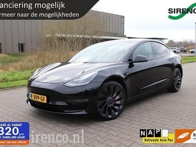 Zwart Gebruikt 2020 Tesla Model 3 Performance Sedan | € 23.949 (Eerlijke prijs)