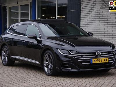 Zwart Gebruikt 2022 VW Arteon R-line Stationwagen | € 34.900 (Eerlijke prijs)