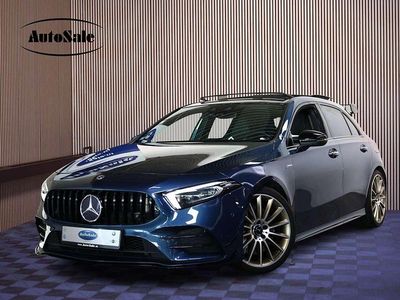 Occasion Mercedes A35 AMG Premium 306 PK (225 kW) 2019 Blauw Hatchback