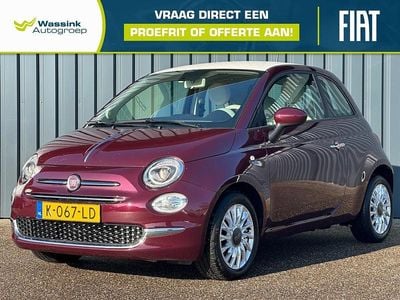 Rood (metallic) Occasion 2021 Fiat 500 Lounge Hatchback | € 12.940 (Eerlijke prijs)