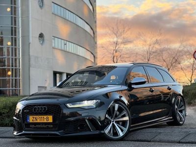 Zwart Gebruikt 2016 Audi RS6 Exclusive Stationwagen | € 67.500