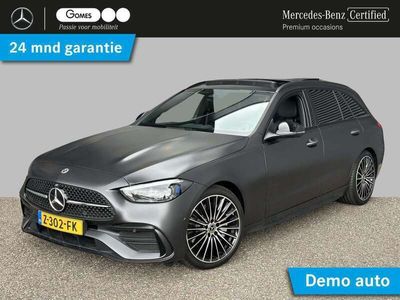 tweedehands Mercedes C180 Estate AMG Line | Premium | Nightpakket | Panorama
