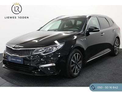 Zwart Gebruikt 2019 Kia Optima Stationwagen | € 20.950 (Eerlijke prijs)