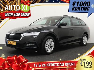 Zwart Gebruikt 2024 Skoda Octavia Business Line Stationwagen | € 26.940 (Eerlijke prijs)