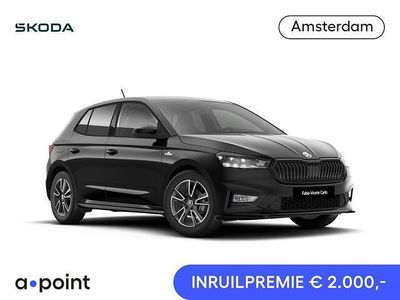 Nieuw Skoda Fabia Monte Carlo 95 PK (69 kW) 2026 Zwart Hatchback