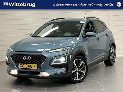 Blauw (metallic) Gebruikt 2019 Hyundai Kona Premium SUV | € 14.425 (Eerlijke prijs)