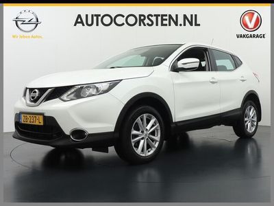 tweedehands Nissan Qashqai T 116PK AUT. PDC Ecc LM-velgen LED-A+Voor Stoelverwarming Licht+Regens-Sensor Volledig Dealer Onderhouden 1.2 N-Vision Automaat Chroompack Elektrische Ramen + Spiegels Centrale-Vergr. ABS ESP Super Onderhouden! EURO 6