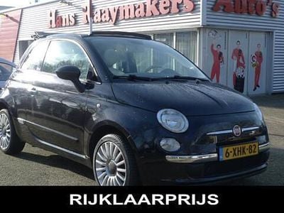 Zwart Occasion 2014 Fiat 500C Lounge Cabriolet | € 8.350 (Eerlijke prijs)