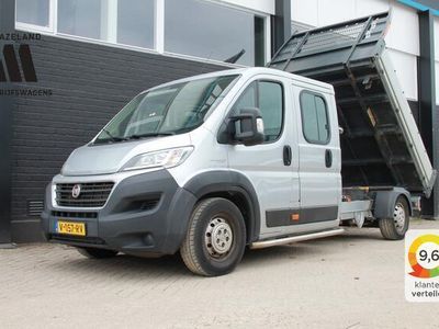 tweedehands Fiat Ducato 2.3 MJ 150PK Dubbele Cabine Kipper - EURO 6 - Airco - Navi - Cruise - ¤ 24.950,- Excl.