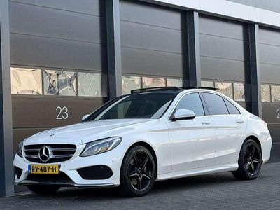 Wit Occasion 2015 Mercedes C220 AMG Sedan | € 14.950 (Eerlijke prijs)