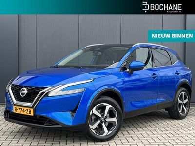 tweedehands Nissan Qashqai 1.3 MHEV N-Connecta Adaptieve Cruise Control | PDC | Camera | Navigatie | Climate Control | Panorama Dak | Lichtmetaal | Dodehoek Bewaking | Led-Verlichting |