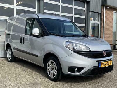 tweedehands Fiat Doblò Cargo 1.3 MJ L1H1 SX Marge 12x op voorraad Btw en Bpm vrij Airco Cruise controle Navigatie Tussenschot Parkeerhulp achter 1e eigenaar Ex overheid Euro 5 Marge