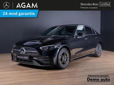 Zwart (metallic) Occasion 2025 Mercedes C300 Premium Plus Sedan | € 57.450 (Duur)
