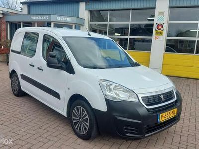 Wit Occasion 2018 Peugeot Partner Premium MPV | € 9.950 (Iets duurder)