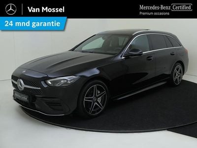 Zwart Gebruikt 2023 Mercedes C300 AMG line Stationwagen | € 41.945 (Goede deal)