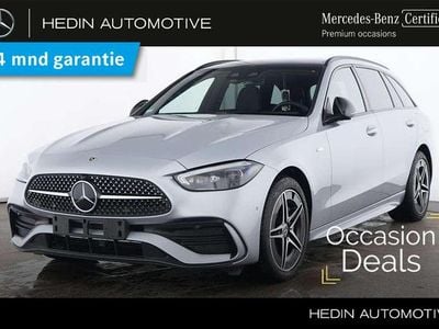 Zilver Occasion 2025 Mercedes C300e AMG line Stationwagen | € 53.900 (Eerlijke prijs)