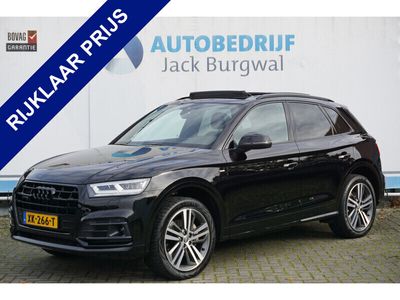 tweedehands Audi Q5 2.0 TFSI 252PK S-Tronic Quattro Sport S Line Black Edition Wegkl. trekhaak | Panoramadak | Camera | Virtual Dashbord *All in prijs*