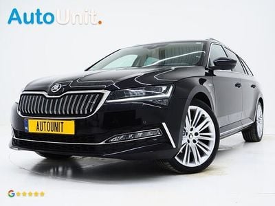 Occasion Skoda Superb LAURIN & KLEMENT 218 PK (160 kW) 2021 Zwart Stationwagen