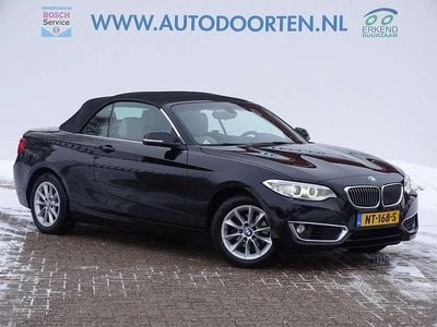 Zwart (metallic) Gebruikt 2017 BMW 218 Executive Cabriolet | € 17.950 (Super prijs)