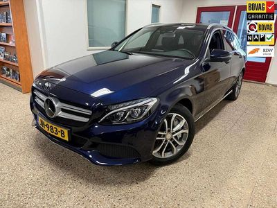 Blauw Occasion 2016 Mercedes C350e Edition Stationwagen | € 15.999 (Eerlijke prijs)
