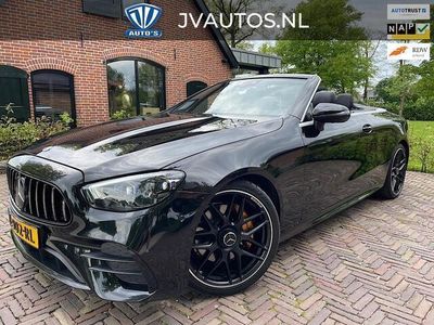 Zwart Occasion 2020 Mercedes E220 AMG Cabriolet | € 49.950