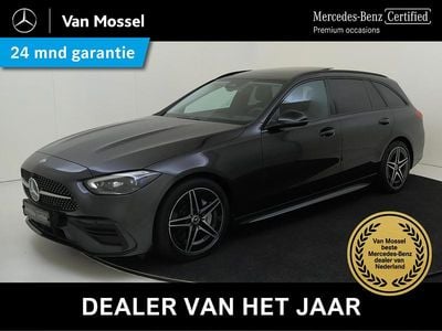 Grijs Occasion 2022 Mercedes C200 AMG line Stationwagen | € 39.945 (Iets duurder)