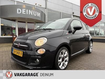 Zwart (metallic) Occasion 2015 Fiat 500S Sport Cabriolet | € 7.900 (Eerlijke prijs)