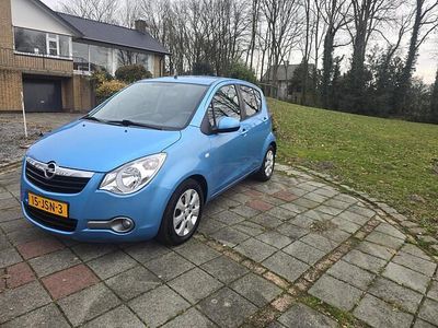 Blauw Occasion 2009 Opel Agila Enjoy Hatchback | € 2.350 (Super prijs)
