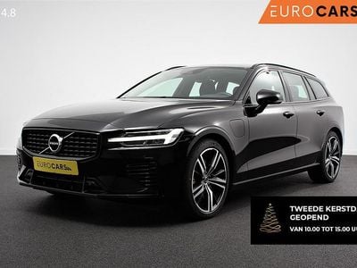 Zwart Gebruikt 2021 Volvo V60 R-Design Stationwagen | € 32.890 (Goede deal)