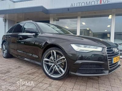 Zwart Gebruikt 2017 Audi A6 Stationwagen | € 15.800