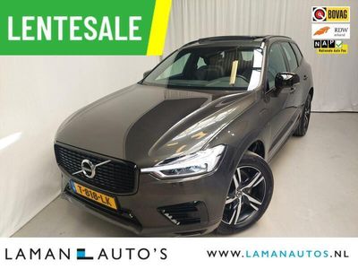 tweedehands Volvo XC60 Recharge T8 390pk AWD R-Design | Open dak Leder On Call LED Virtual ECC Navi ACC 19" LMV Camera BLIS | Plug-in Hybrid Voorschoten