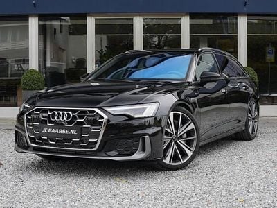Zwart Occasion 2025 Audi A6 S-Line Stationwagen | € 61.950 (Iets duurder)