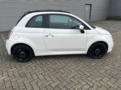 Wit Occasion 2014 Fiat 500C Lounge Cabriolet | € 7.990 (Eerlijke prijs)