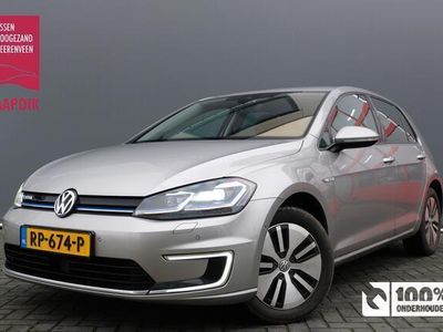 tweedehands VW e-Golf e-Golf ( PRIJS INCL. BTW ) BWJ 2018VIRTUAL.COCKPIT / FULL.LED / ADDAPT.CRUISE / PARK.ASSITENT / STOELVERW. / KEYLESS / 2X PDC / NAVI / CLIMA / LMV / ELEK.PAKKET / ARMSTEUNEN