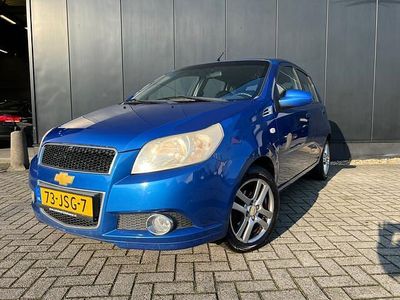 Blauw (metallic) Occasion 2009 Chevrolet Aveo LS Hatchback | € 1.495 (Eerlijke prijs)