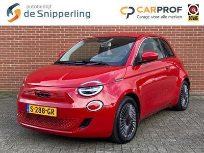 tweedehands Fiat 500e RED 42 KWH STOELVERWARMING NAV CRUISE CARPLAY LED