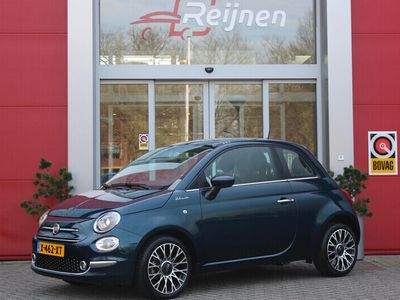 tweedehands Fiat 500 1.0 Hybrid 70PK DOLCEVITA | PANORMAMA DAK | NAVIGATIE | APPLE CARPLAY/ANDROID AUTO | PARKEERSONSOREN | LICHTMETALEN VELGEN 16" COLLEZIONE | CRUISE CONTROL | LEDEREN BEKLEDING | DIDITAAL INTRUMENTENPANEEL | DAB+ RADIO |