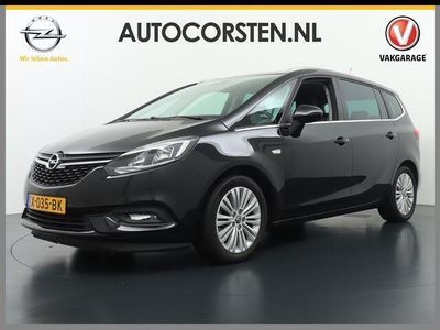 tweedehands Opel Zafira 1.6T Aut. 7p. Navi Camera Trekh. Carplay AGR Sport St. Multi-Media Mirror-Link DAB+ Dual-Zone-Ecc Pdc Tel. Ecc Cruise Isofix 17''LM Innovation Intellilink R 4.0 USB Chroom Priv.Glas Led 1300kg trekgewicht 240Nm / 1650Tpm ! Dealer Onderhouden E