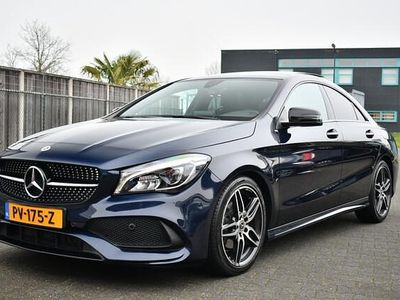 Blauw (metallic) Occasion 2017 Mercedes CLA180 AMG Sedan | € 18.995 (Eerlijke prijs)