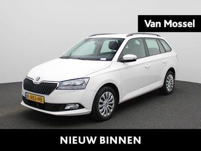 Occasion Skoda Fabia Ambition 95 PK (69 kW) 2021 Wit Stationwagen