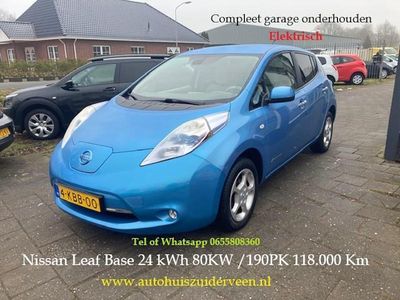 Occasion Nissan Leaf Base 80 kW (109 PK) 2013 Blauw (metallic) Hatchback