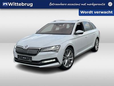 Occasion Skoda Superb LAURIN & KLEMENT 218 PK (160 kW) 2020 Wit Stationwagen