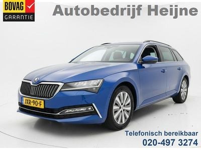 Occasion Skoda Superb Business Line 218 PK (160 kW) 2021 Blauw Stationwagen